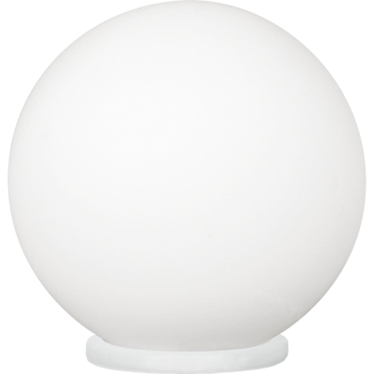 Rondo Small Opal White Glass Globe Table Light