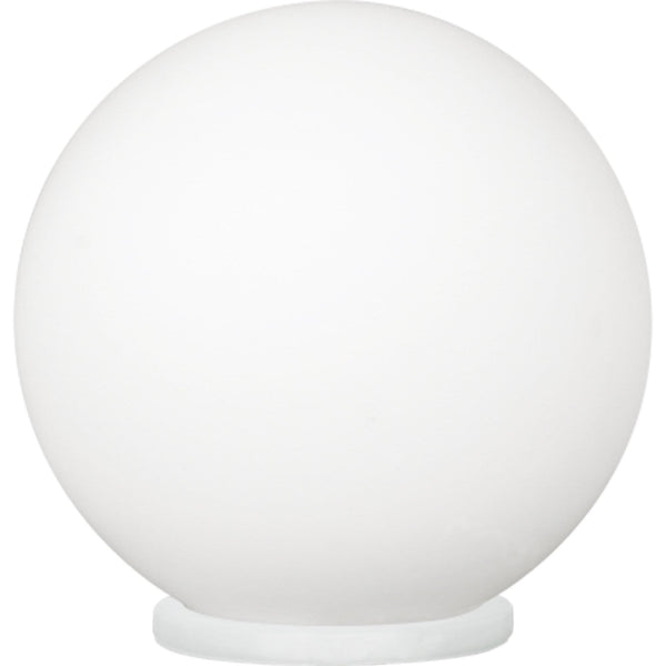 Rondo Small Opal White Glass Globe Table Light