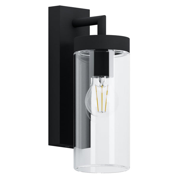 Bovolone IP44 Outdoor Wall Light in Black