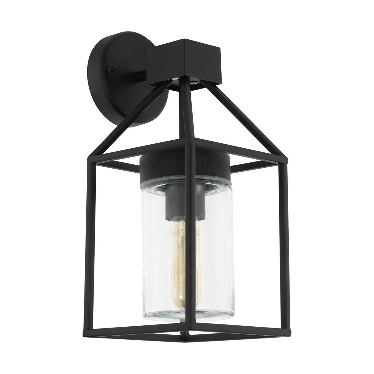 Trecate IP44 Outdoor Wall Light in Black