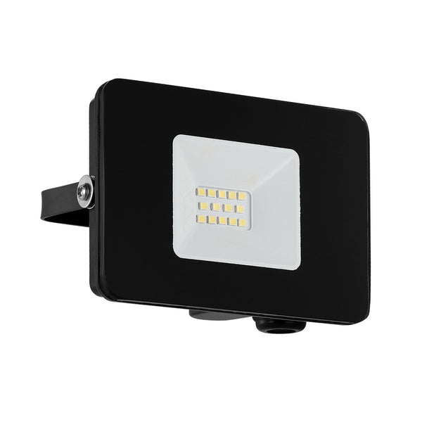 Faedo 3 LED IP44 Outdoor 10w Flood Light in Black