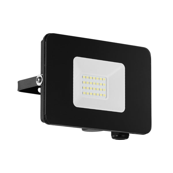 Faedo 3 LED IP44 Outdoor 20w Flood Light in Black