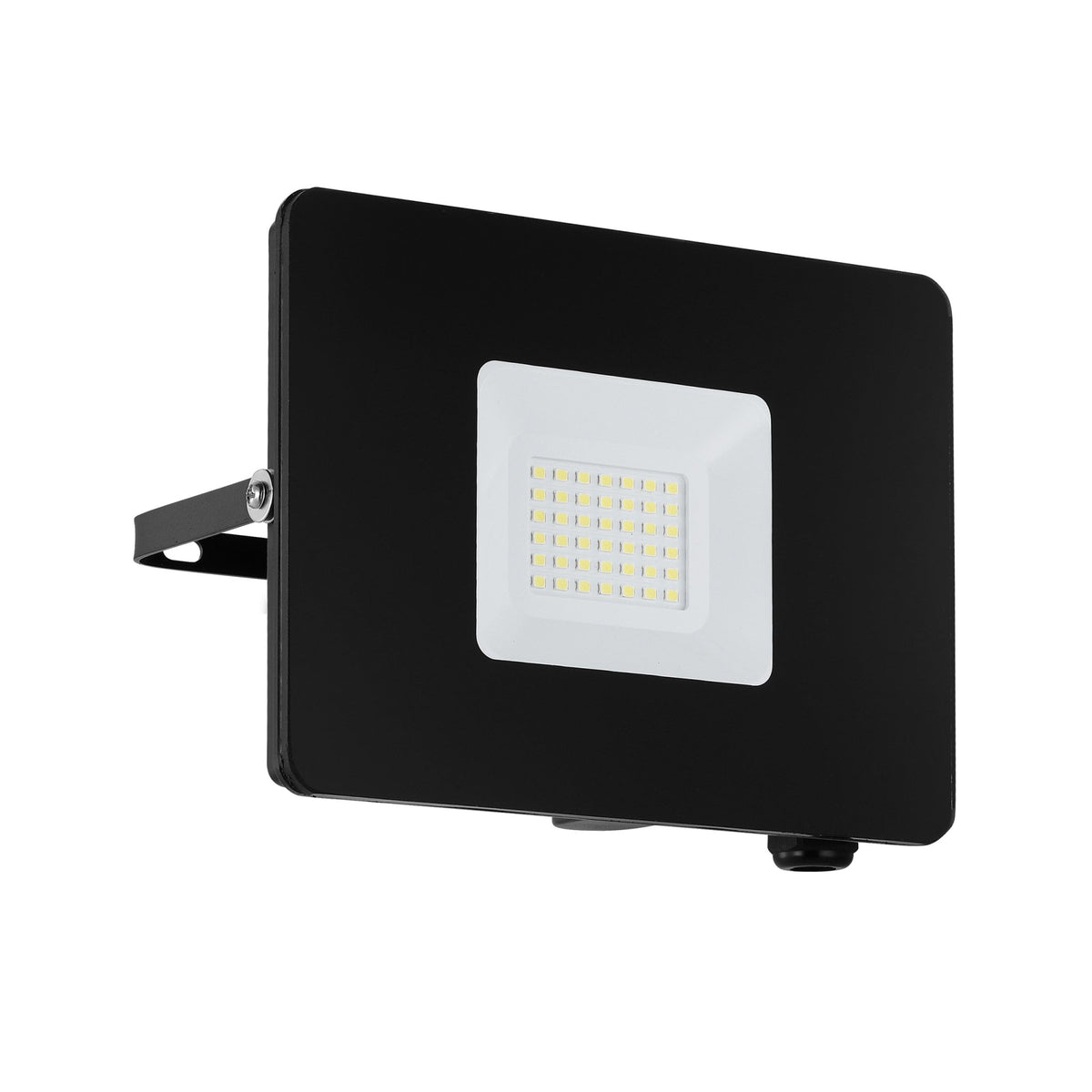 Faedo 3 LED IP44 Outdoor 30w Flood Light in Black