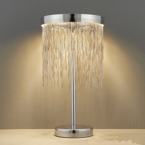 Zelma Table Lamp 10w LED Warm White Finished Chrome