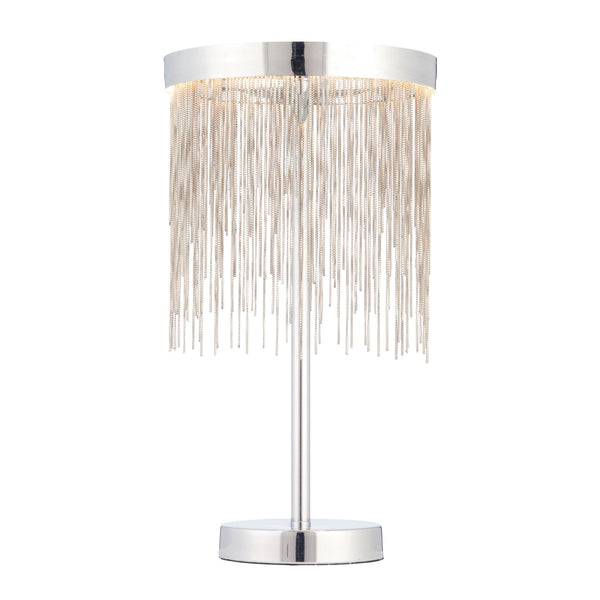 Zelma Table Lamp 10w LED Warm White Finished Chrome