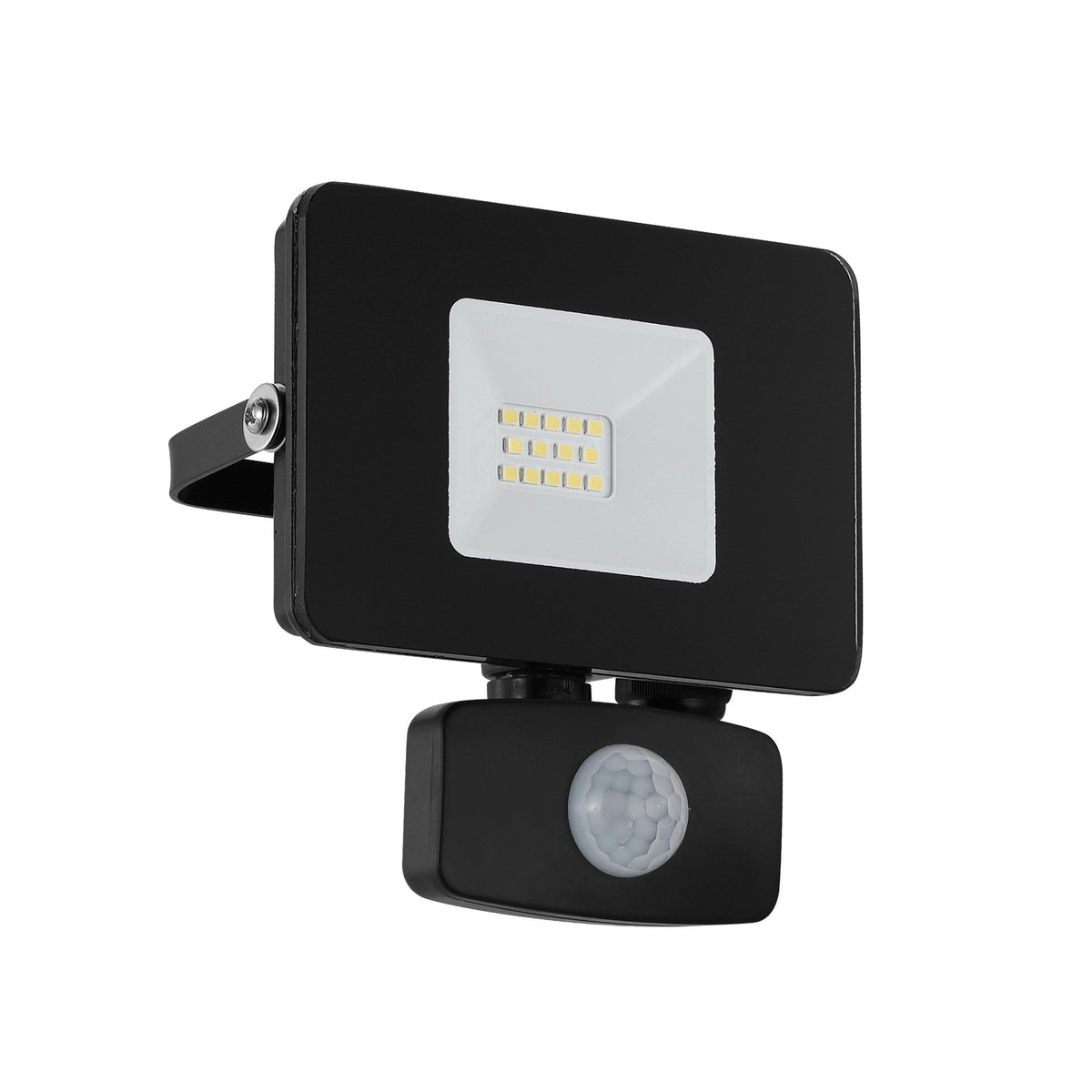 Faedo 3 LED IP44 Outdoor 10w PIR Sensor Flood Light in Black