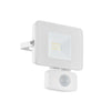 Faedo 3 LED IP44 Outdoor 10w PIR Sensor Flood Light in White