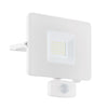 Faedo 3 LED IP44 Outdoor 30w PIR Sensor Flood Light in White