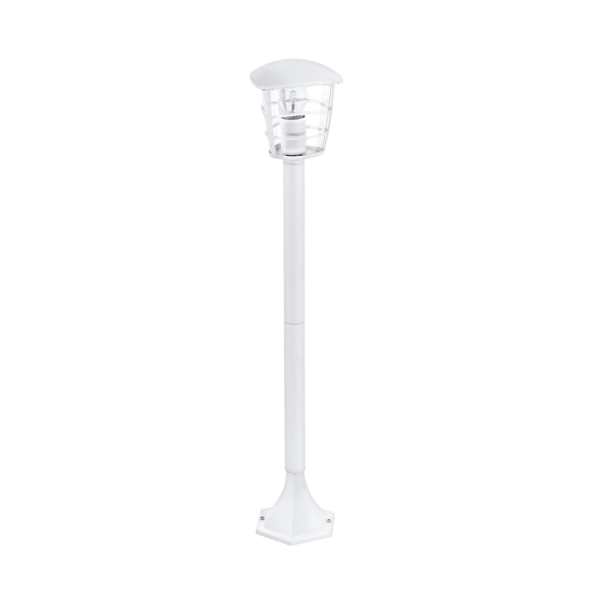 Aloria White IP44 Exterior Cast Aluminium Small Post Light
