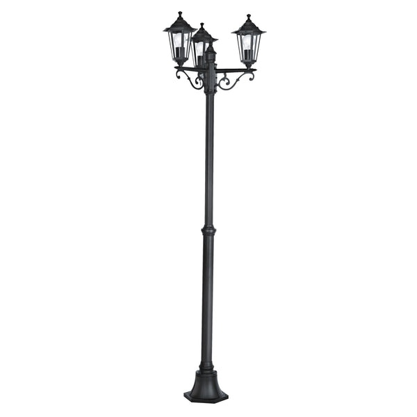 Laterna 4 Black IP44 Exterior Cast Aluminium Post Light