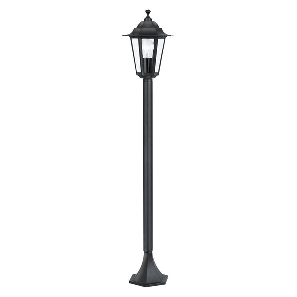 Laterna 4 Black IP44 Exterior Cast Aluminium Small Post Light