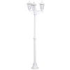 Laterna 5 White IP44 Exterior Cast Aluminium Post Light