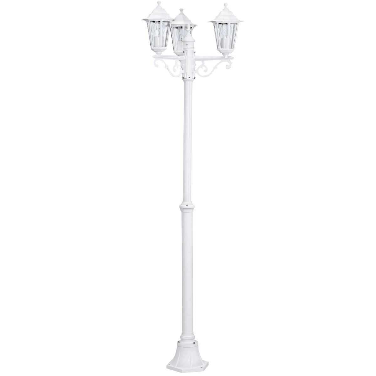 Laterna 5 White IP44 Exterior Cast Aluminium Post Light
