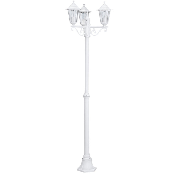 Laterna 5 White IP44 Exterior Cast Aluminium Post Light