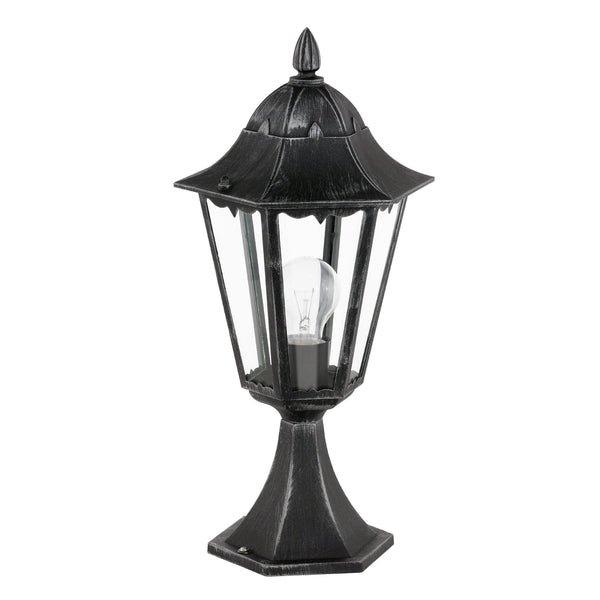 Navedo Black IP44 Exterior Cast Aluminium Pedestal Light
