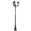 Navedo Black IP44 Exterior Cast Aluminium Lamp Post Light