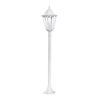 Navedo White IP44 Exterior Cast Aluminium Small Post Light