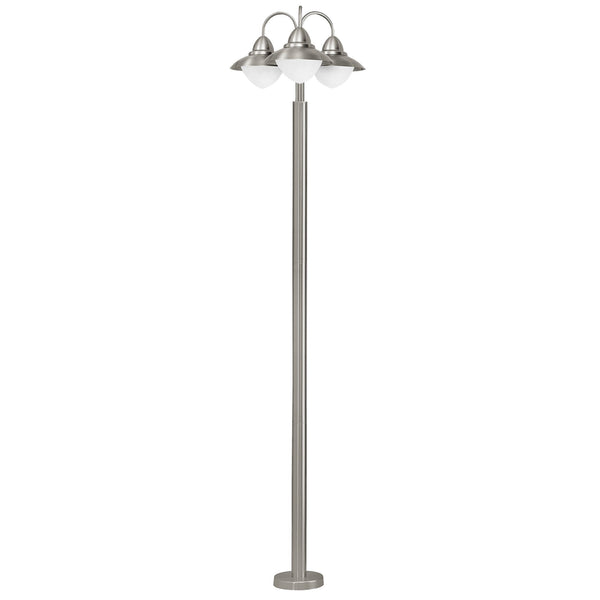 Sidney Outdoor IP44 Stainless Steel Tall Post Light