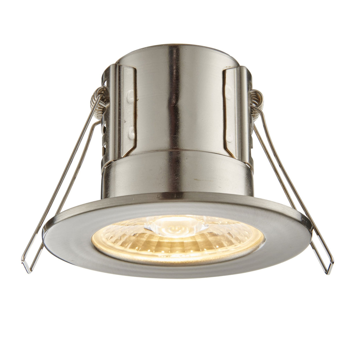 Shield Eco 500 IP65 4W 3000K Dimmable LED Downlight in Satin Nickel