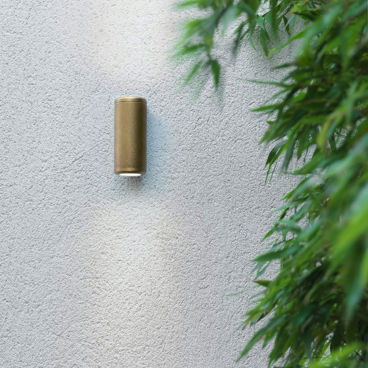 Jura Twin Exterior Solid Brass Wall Light