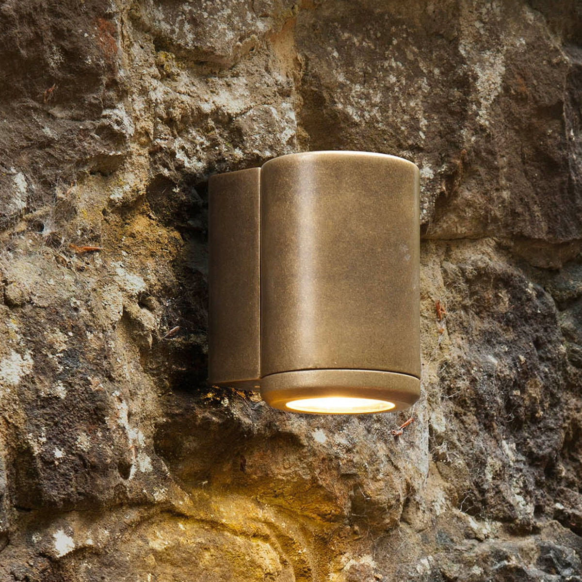 Jura Single Exterior Solid Brass Wall Light