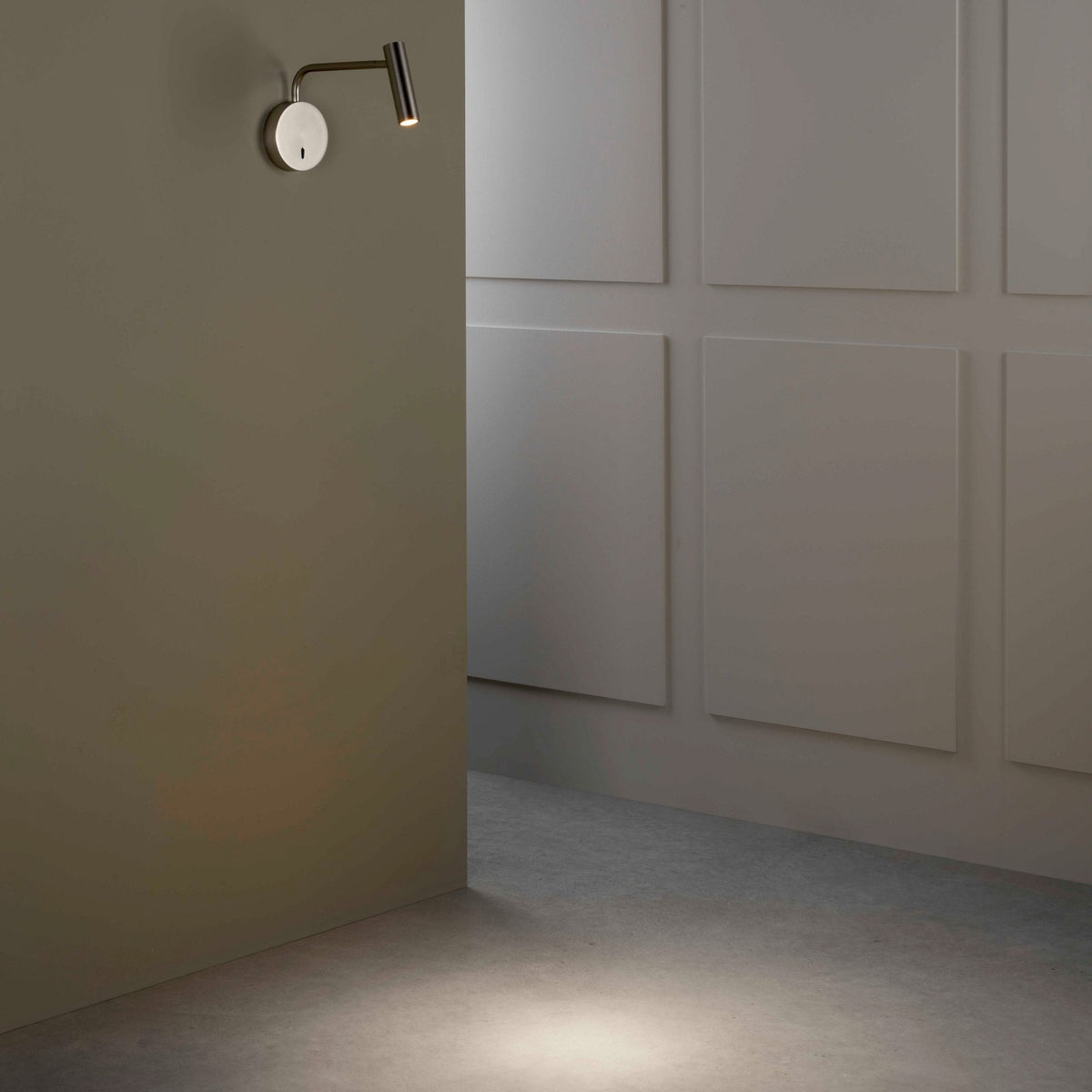 Enna Wall LED Matt Nickel Switched Reading Light