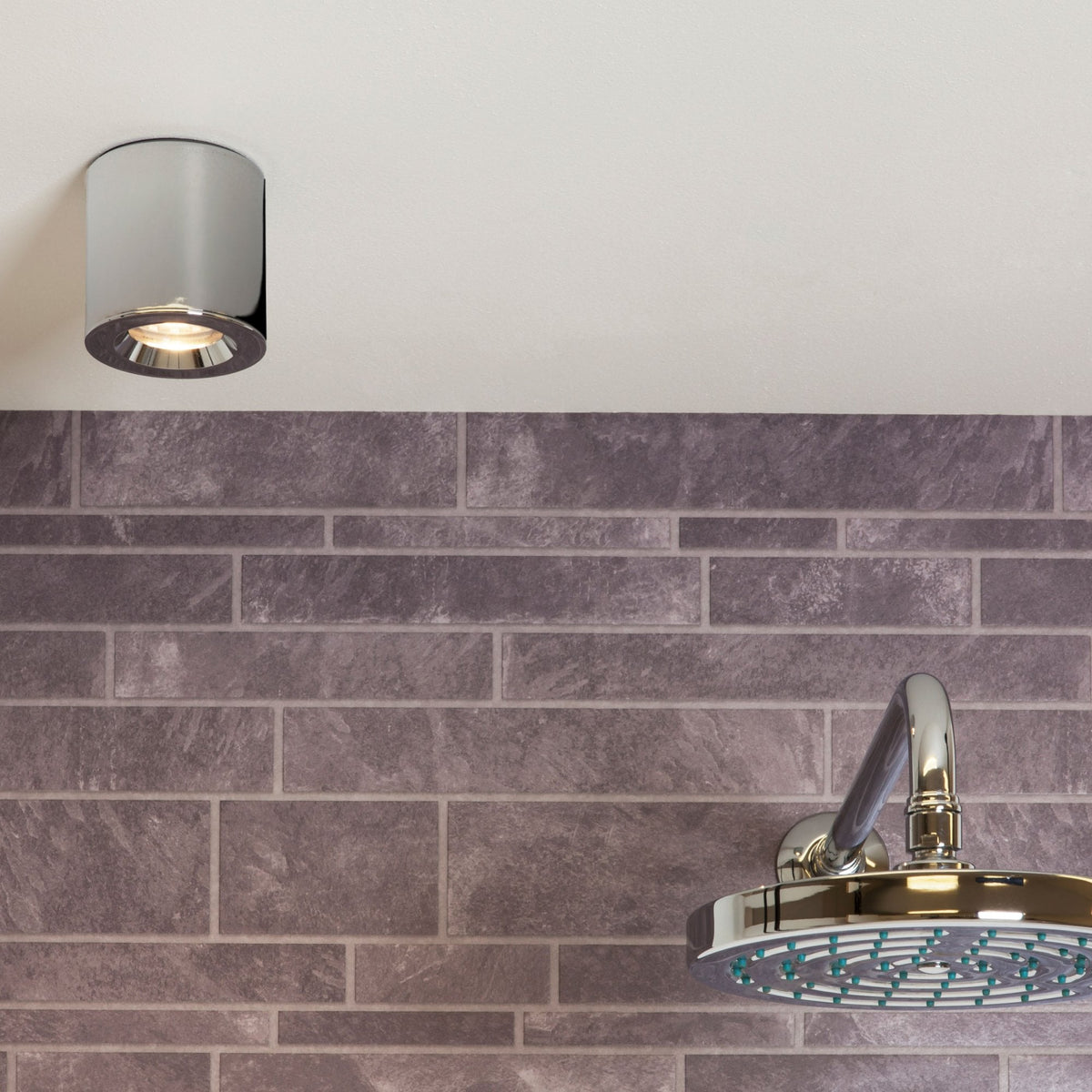 Kos Surface Mounted Downlight IP65 in Polished Chrome