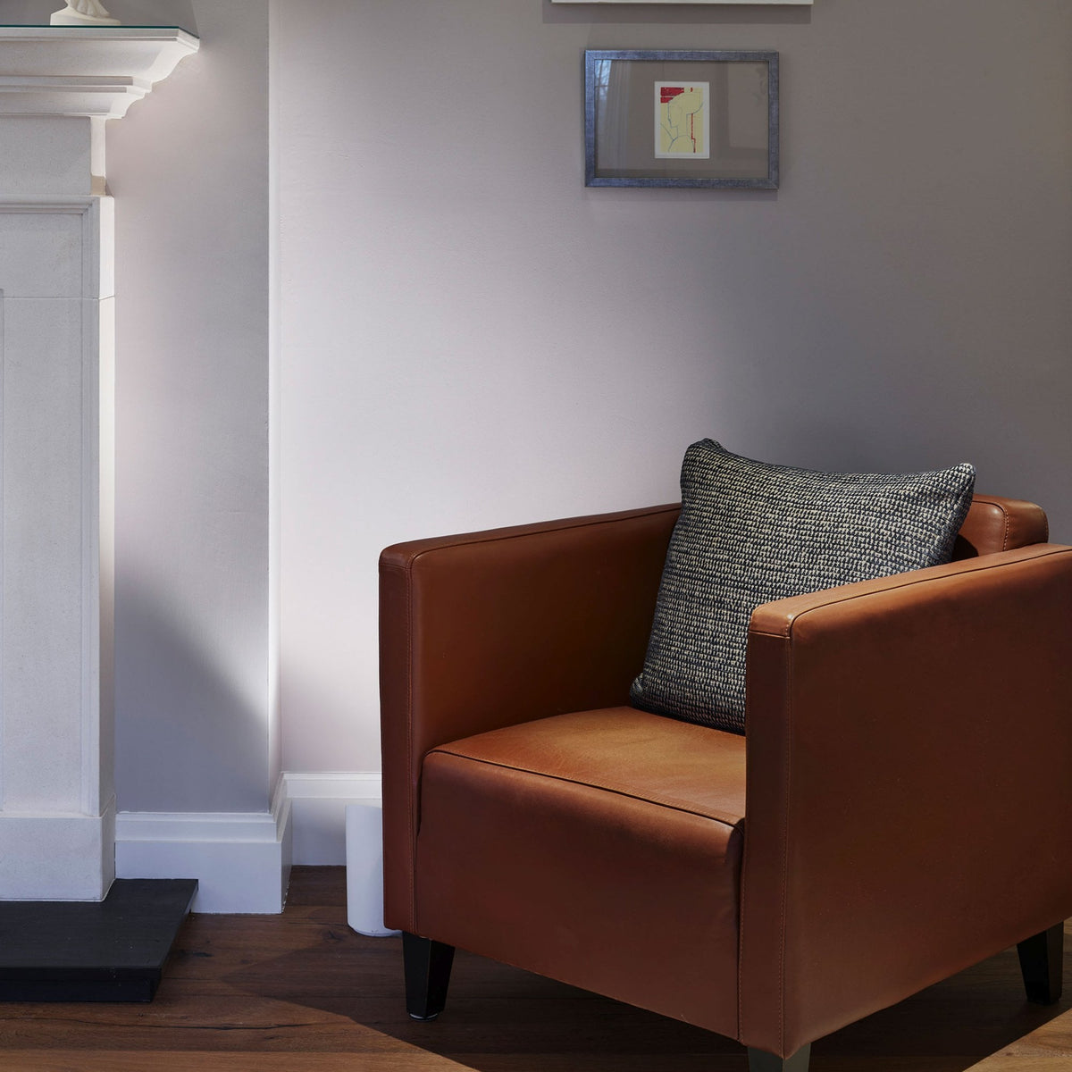 Marasino Floor Light in White Plaster Finish