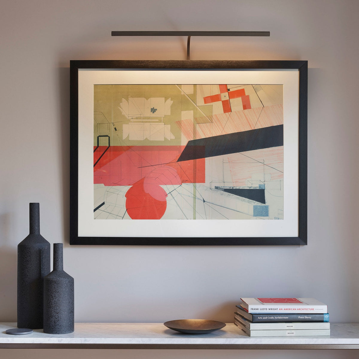 Mondrian 600 LED 12v Bronze Frame or Wall Mounted Picture Light