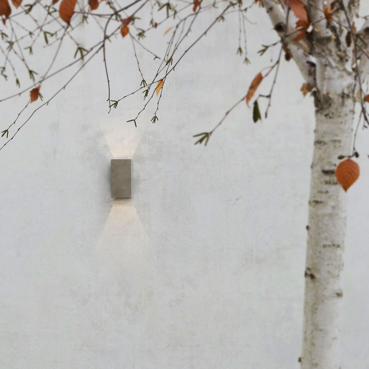 Oslo 160 LED IP65 Exterior Wall Light in Concrete