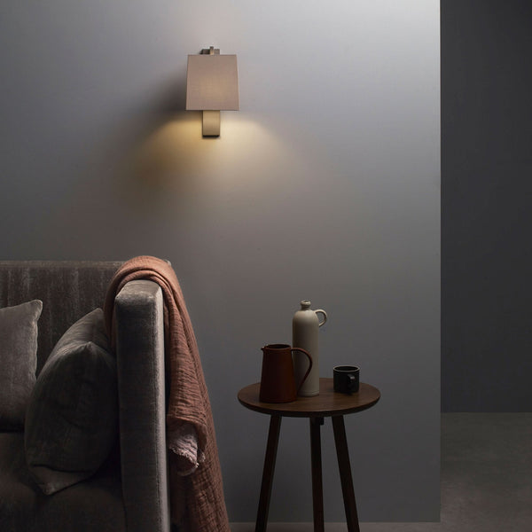 Ravello Wall Light in Matt Nickel