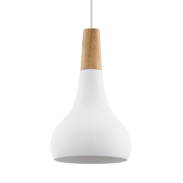 Sabinar Small Steel Pendant Light in White