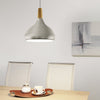 Sabinar Medium Steel Pendant Light in Brushed Silver