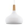 Sabinar Medium Steel Pendant Light in White