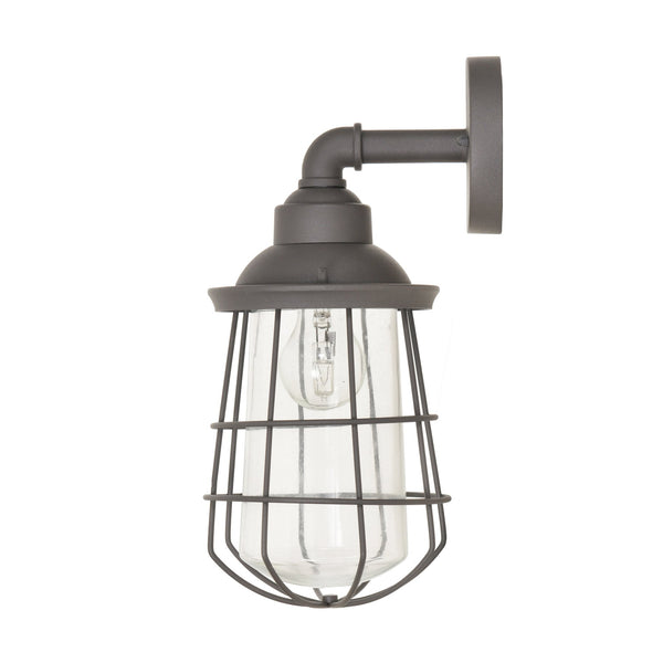 Finsbury Exterior Wall Light in Charcoal