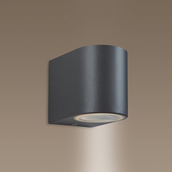 Scenic Exterior Down Wall Light in Gun Metal