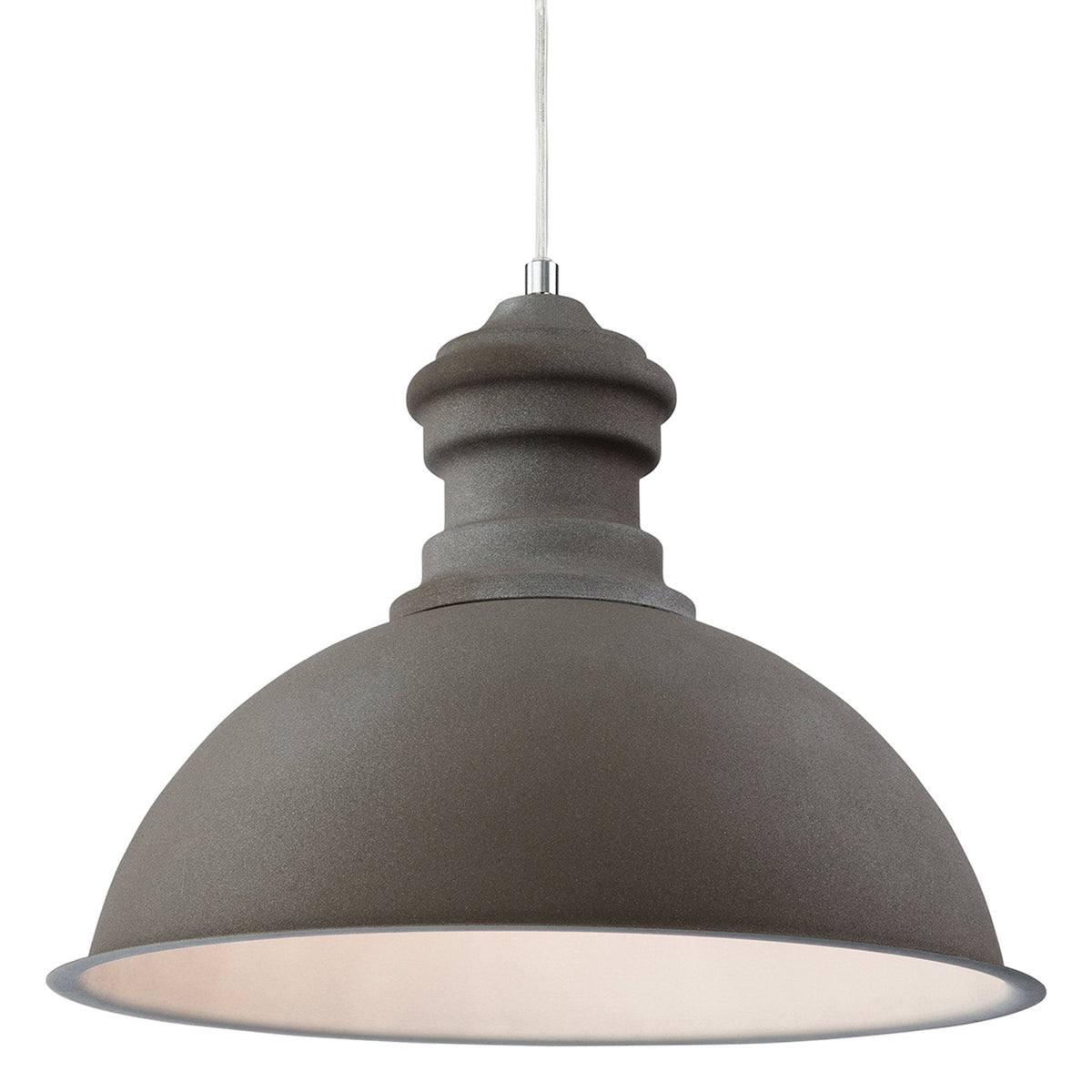 Aztec Pendant Light in Rough Sand Concrete Effect