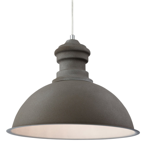 Aztec Pendant Light in Rough Sand Concrete Effect