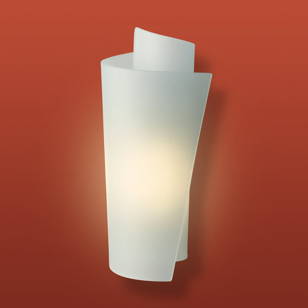 Vetro Acid Etched Glass Wall Light