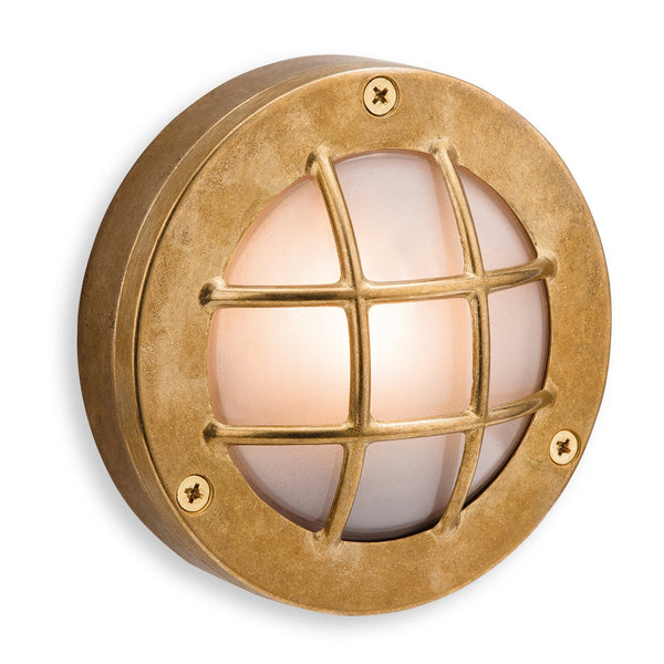Nautic IP64 Solid Brass Outdoor Wall or Ceiling Light