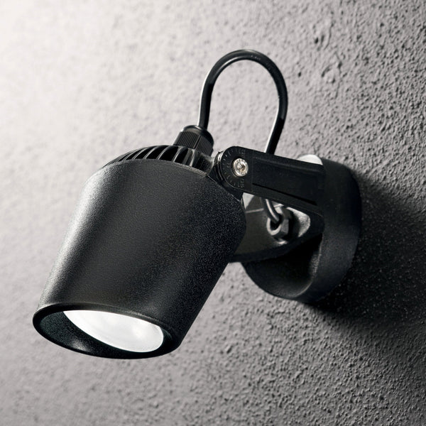 MiniTommy EL Coastal IP66 3.5w CCT LED Adjustable Wall Light in Black