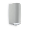 Marta 90 Coastal IP55 3.5w CCT LED Down Wall Light in Grey