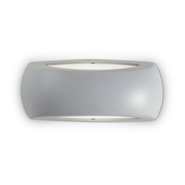 Francy 8.5w CCT LED E27 Coastal IP66 Up & Down Wall Light in Grey
