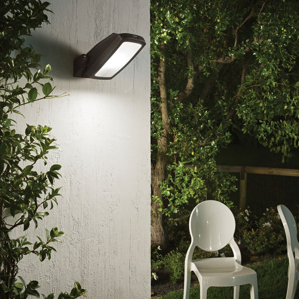 Germana Coastal Adjustable IP66 GX53 20w CCT Wall Light in Black