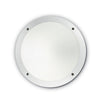 Lucia Coastal IP66 E27 Round Plain Bulkhead Light in White