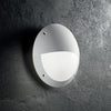 Lucia EL Coastal IP66 E27 Round Eyelid Bulkhead Light in White