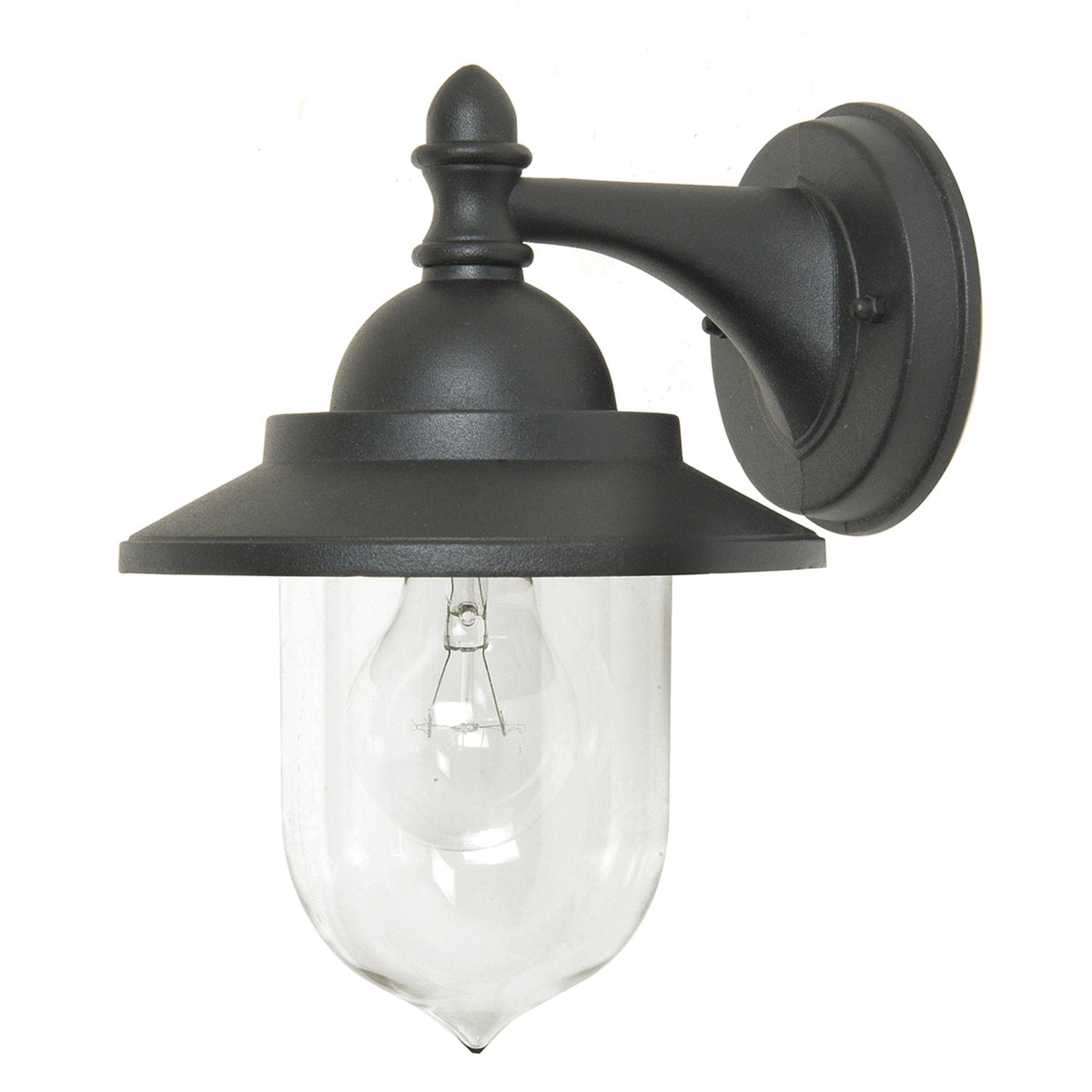 Sandown IP44 Outdoor Wall Light in Black