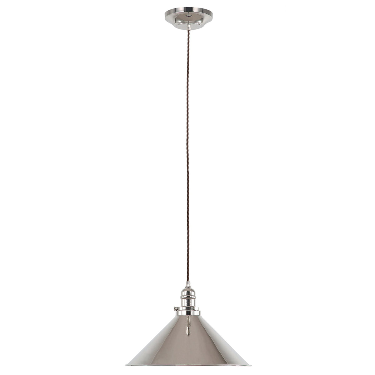 Provence Pendant Light in Polished Nickel