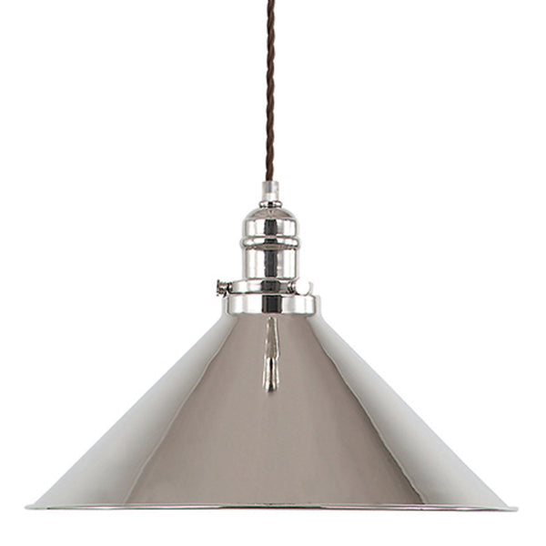 Provence Pendant Light in Polished Nickel