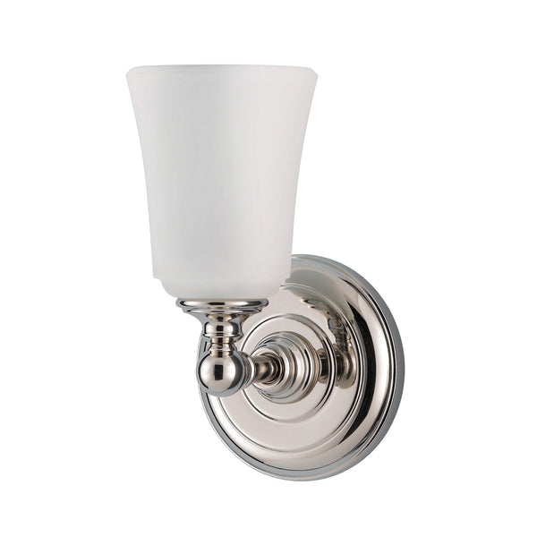 Huguenot Lake IP44 Single Bathroom Wall Light In Chrome